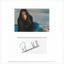 Rebecca Hall signed genuine signature autograph display AFTAL