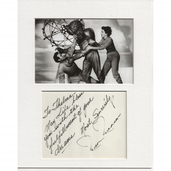 Rex Reason signed genuine signature autograph display AFTAL
