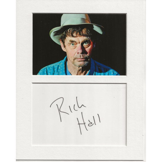 Rich Hall signed genuine signature autograph display UACC RD AFTAL