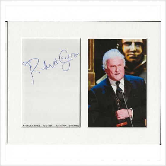 Richard Eyre signed genuine signature autograph display AFTAL