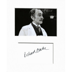 Richard Clarke signed genuine signature autograph display UACC RD MANUSCRIPT SOCIETY