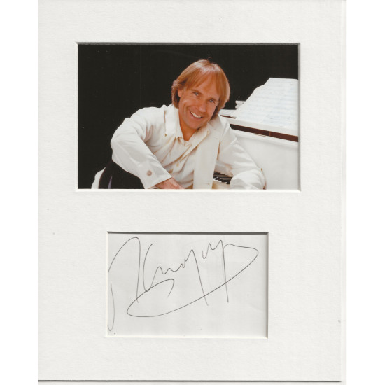 Richard Clayderman signed genuine signature autograph display UACC RD AFTAL
