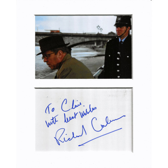 Richard Coleman signed genuine signature autograph display UACC RD MANUSCRIPT SOCIETY