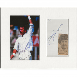 Richard Hadlee signed genuine signature autograph display AFTAL