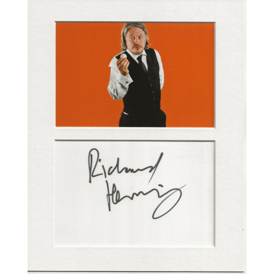 Richard Herring signed genuine signature autograph display UACC RD AFTAL
