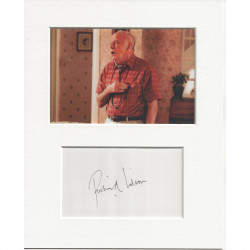 Richard Wilson signed genuine signature autograph display AFTAL