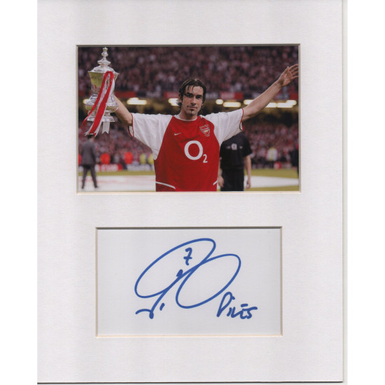 Robert Pires signed genuine signature autograph display UACC RD MANUSCRIPT SOCIETY