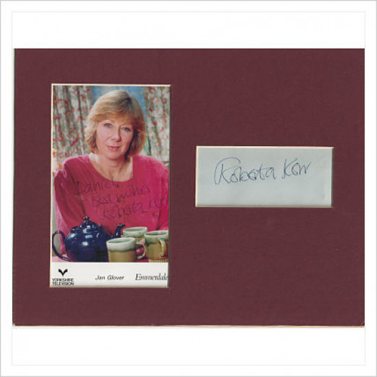 Roberta Kerr signed genuine signature autograph display AFTAL