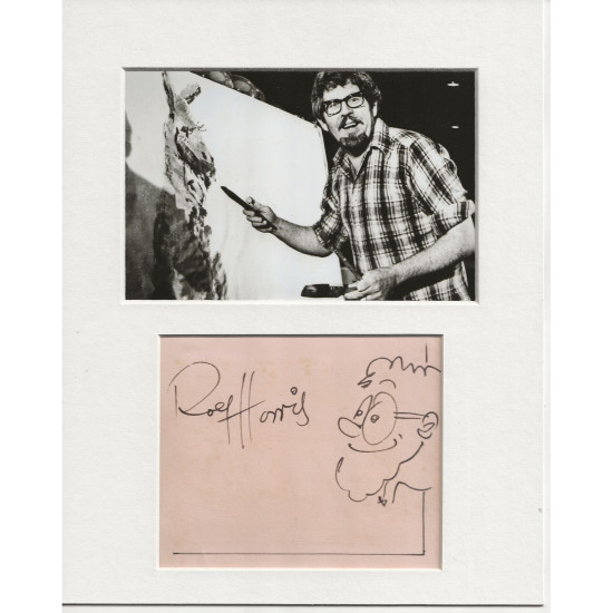 Rolf Harris signed genuine signature autograph art UACC RD AFTAL