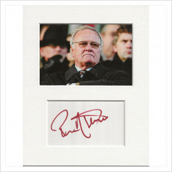 Ron Atkinson signed genuine signature autograph display AFTAL