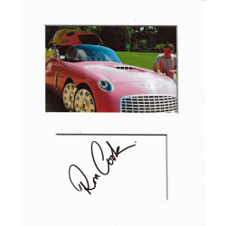 Ron Cook signed genuine signature autograph display UACC RD MANUSCRIPT SOCIETY