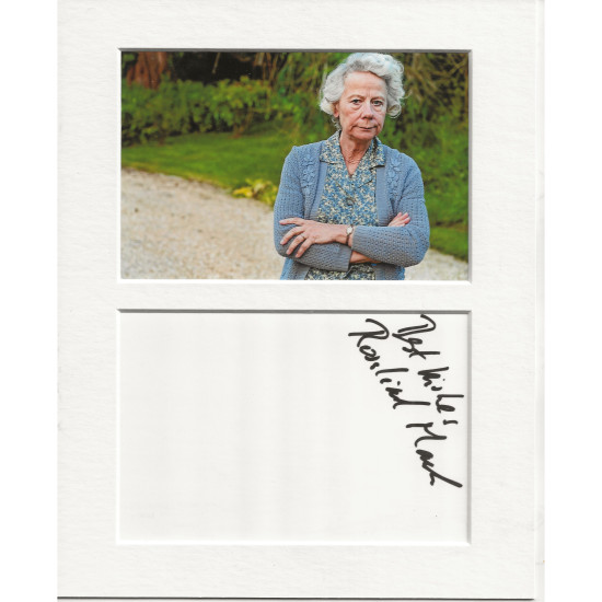 Rosalind March signed genuine signature autograph display UACC RD MANUSCRIPT SOCIETY