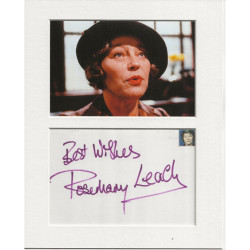 Rosemary Leach signed genuine signature autograph display UACC RD AFTAL