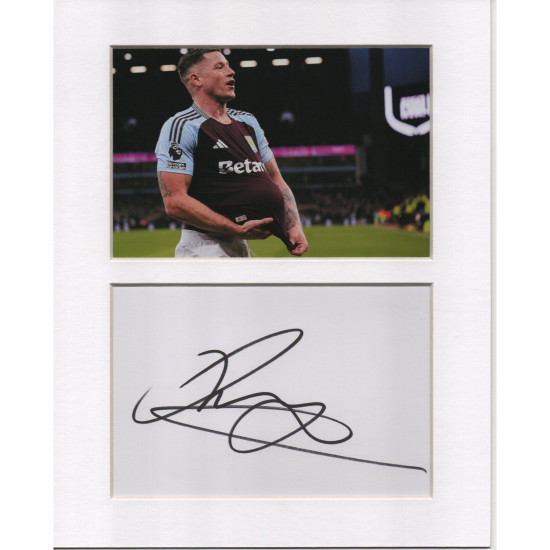 Ross Barkley signed genuine signature autograph display UACC RD MANUSCRIPT SOCIETY