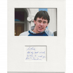 Ross Davidson signed genuine signature autograph display AFTAL
