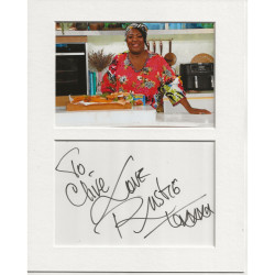 Rustie Lee signed genuine signature autograph display UACC RD AFTAL