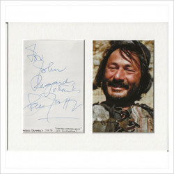 Saeed Jaffrey signed genuine signature autograph display AFTAL