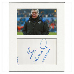 Sam Allardyce signed genuine signature autograph display AFTAL