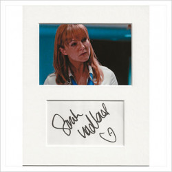 Sarah Hadland signed genuine signature autograph display AFTAL
