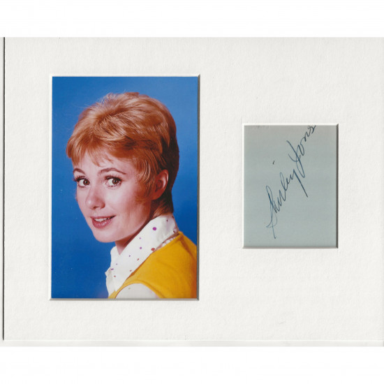 Shirley Jones signed genuine signature autograph display AFTAL