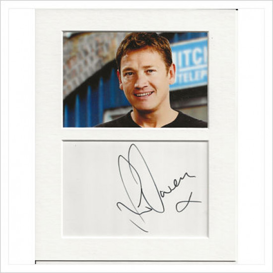 Sid Owen signed genuine signature autograph display AFTAL