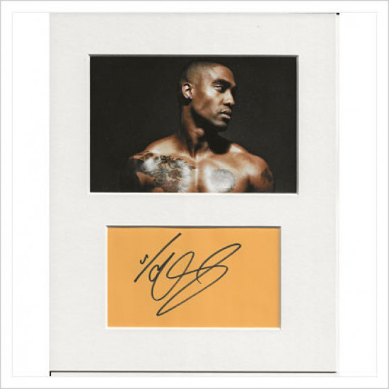 Simon Webbe signed genuine signature autograph display AFTAL