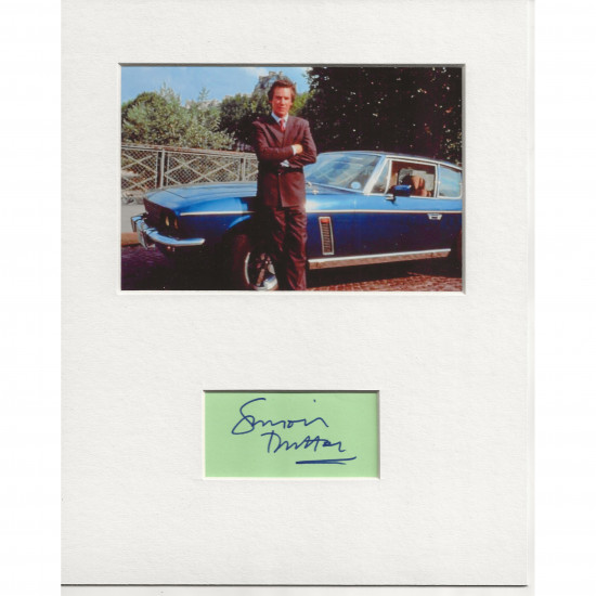 Simon Dutton signed genuine signature autograph display AFTAL