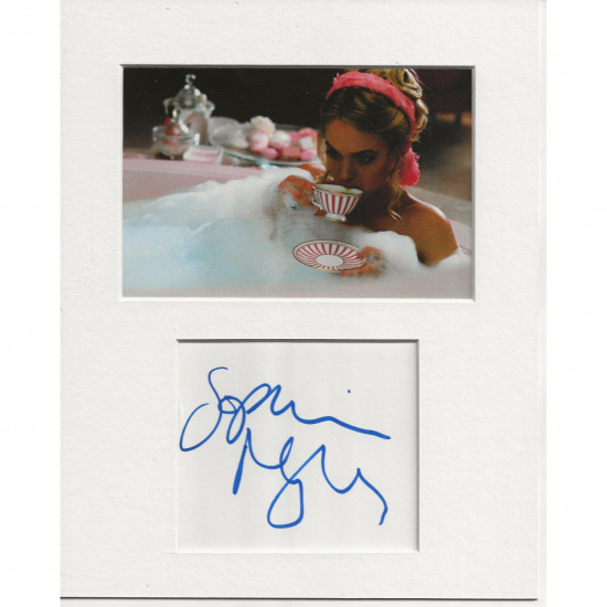 Sophia Myles signed genuine signature autograph display AFTAL