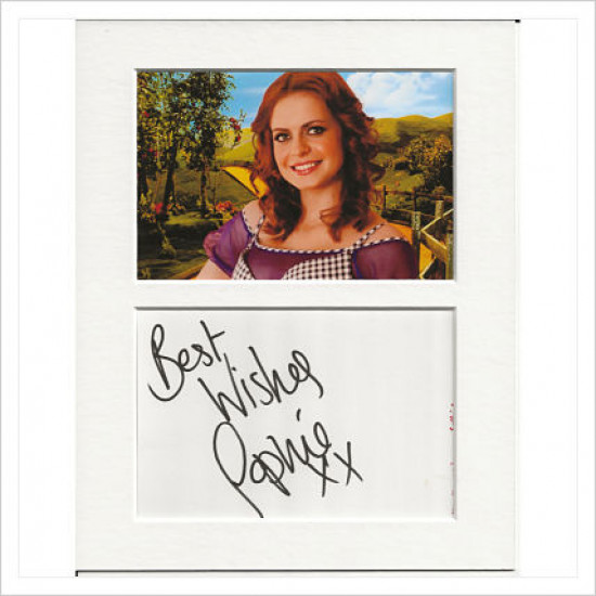 Sophie Evans signed genuine signature autograph display AFTAL