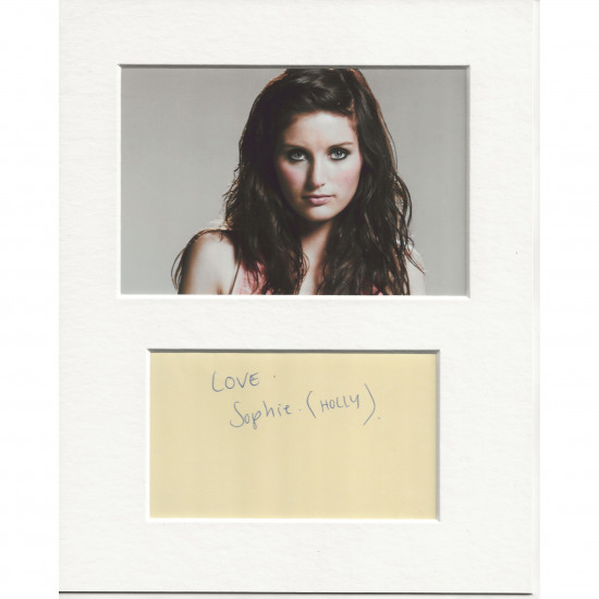 Sophie Powles signed genuine signature autograph display AFTAL