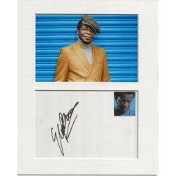 Stephen K. Amos signed genuine signature autograph display UACC RD AFTAL