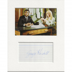 Suzy Kendall signed genuine signature autograph display AFTAL