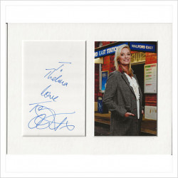 Tamzin Outhwaite signed genuine signature autograph display AFTAL