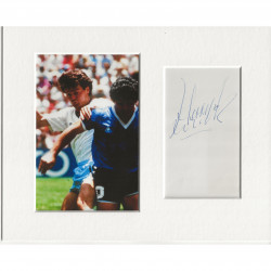 Terry Fenwick signed genuine signature autograph display AFTAL