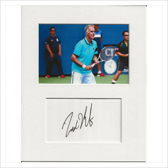 Todd Martin signed genuine signature autograph display AFTAL