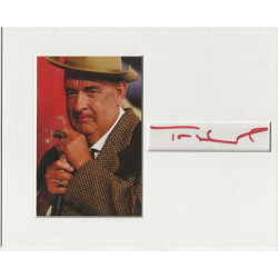 Tom Hanks signed genuine signature autograph display UACC RD AFTAL