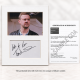 Tom Lister signed genuine signature autograph display UACC RD MANUSCRIPT SOCIETY