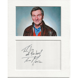Tom Mannion signed genuine signature autograph display UACC RD MANUSCRIPT SOCIETY