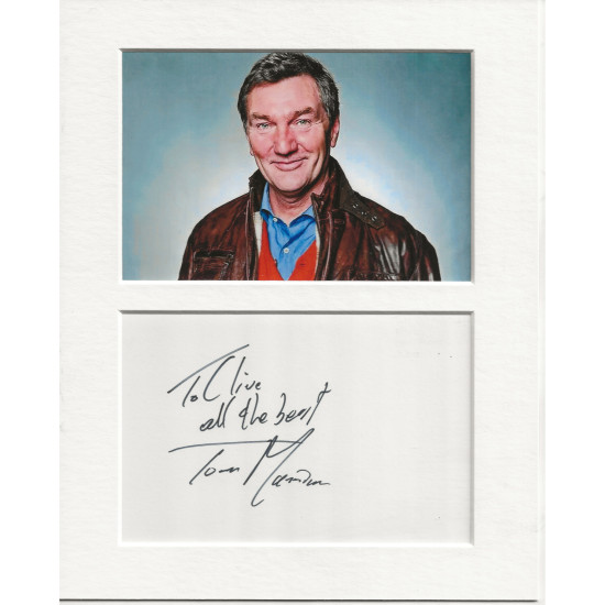 Tom Mannion signed genuine signature autograph display UACC RD MANUSCRIPT SOCIETY
