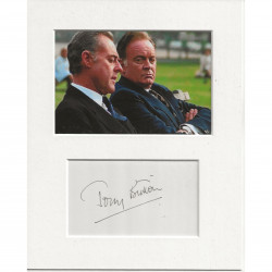 Tony Britton signed genuine signature autograph display AFTAL