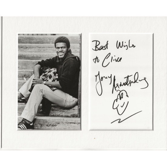 Tony Armatrading signed genuine signature autograph display UACC RD MANUSCRIPT SOCIETY