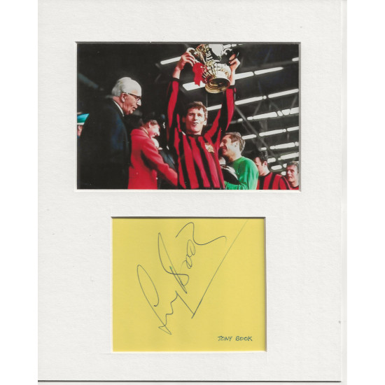 Tony Book signed genuine signature autograph display UACC RD AFTAL