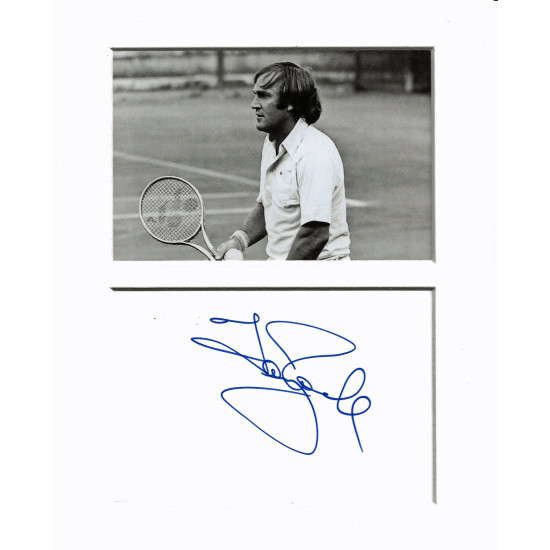 Tony Roche signed genuine signature autograph display UACC RD MANUSCRIPT SOCIETY