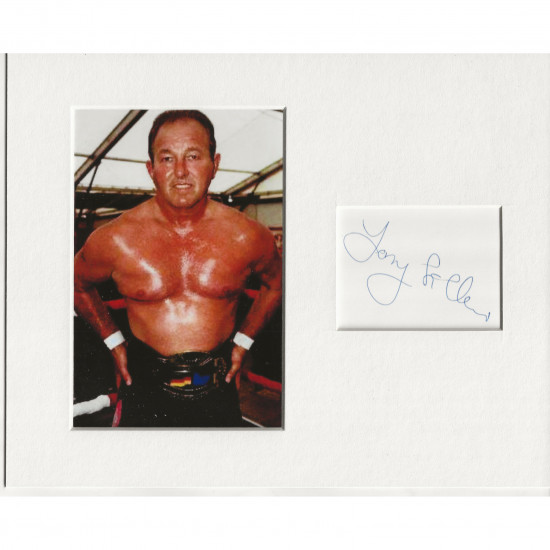 Tony St Clair signed genuine signature autograph display AFTAL