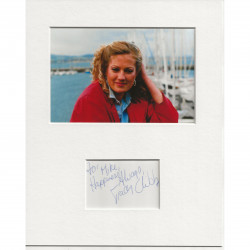 Tracey Childs signed genuine signature autograph display AFTAL