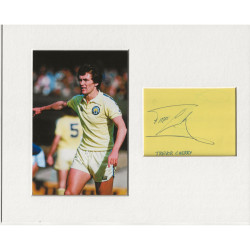 Trevor Cherry signed genuine signature autograph display UACC RD AFTAL