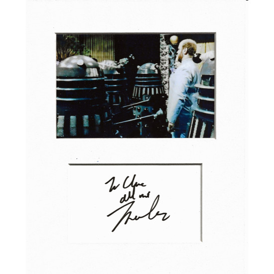 Trevor Cooper signed genuine signature autograph display UACC RD MANUSCRIPT SOCIETY