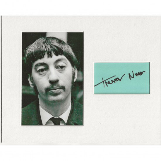 Trevor Nunn signed genuine signature autograph display UACC RD AFTAL