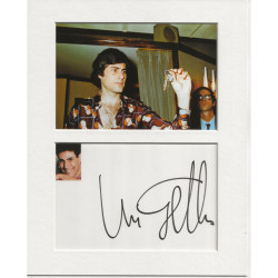 Uri Geller signed genuine signature autograph display UACC RD AFTAL