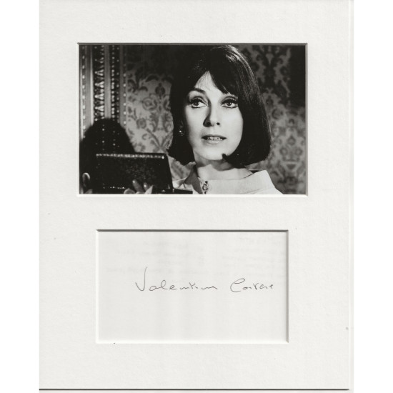 Valentina Cortese signed genuine signature autograph display UACC RD AFTAL